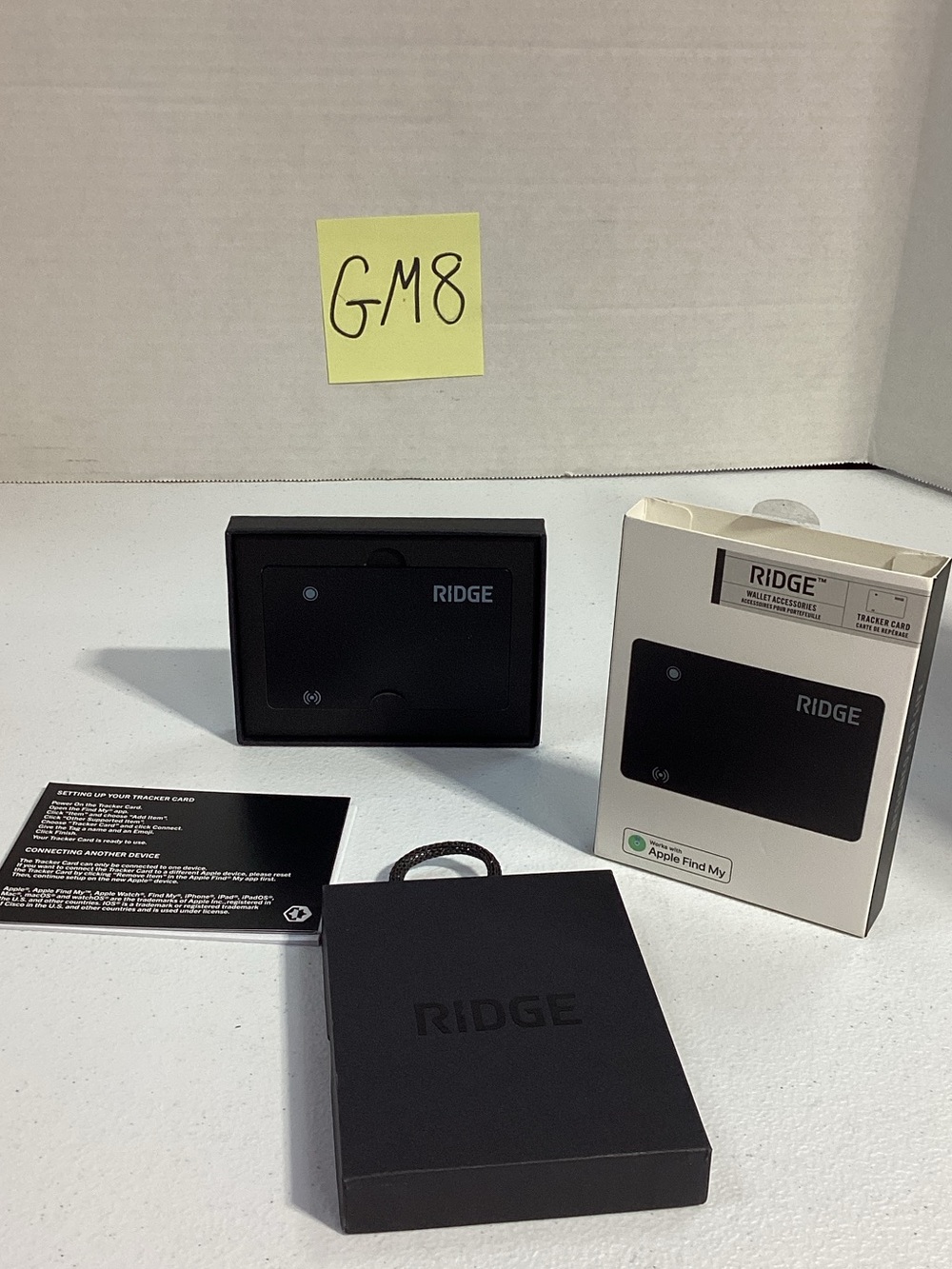 Ridge Black Wallet Tracker - Ridge